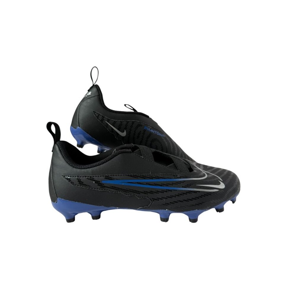 Nike Jr Phanton GX Academy FG/MG Soccer Cleats Youth Size 6 Black Laceyless